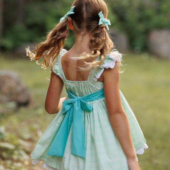 Well Dressed Wolf Green Apple Plaid Cameron Tunic Dress in size 10 - Picture 4 of 8